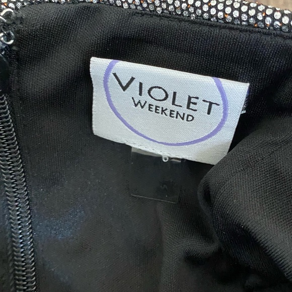 Silver Ruched Mini Dress - Picture 7 of 9